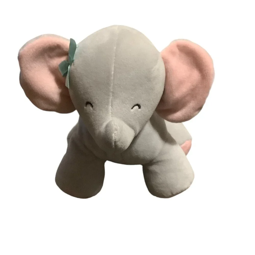 Carter's‎ Musical Wind Up Elephant Plush Stuffed Animal Safari Toy 8